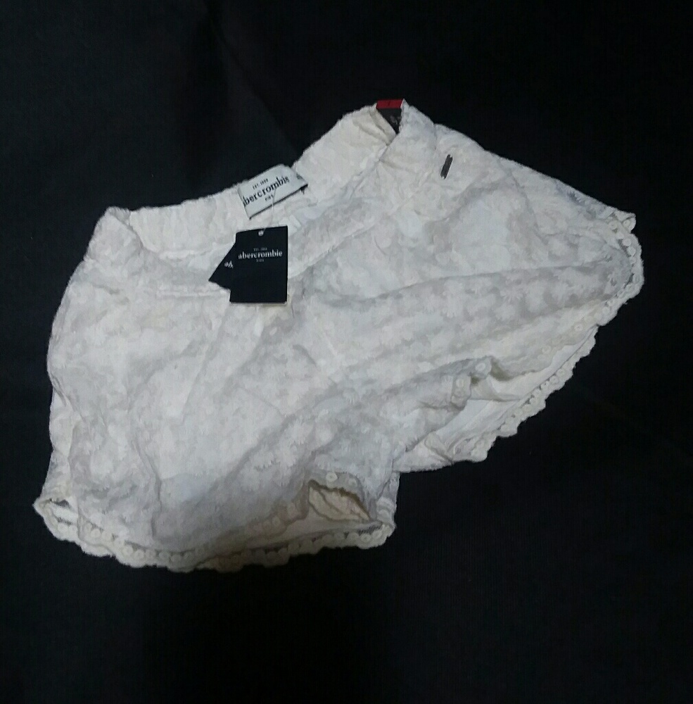 Abercrombie kids girls high rise shorts